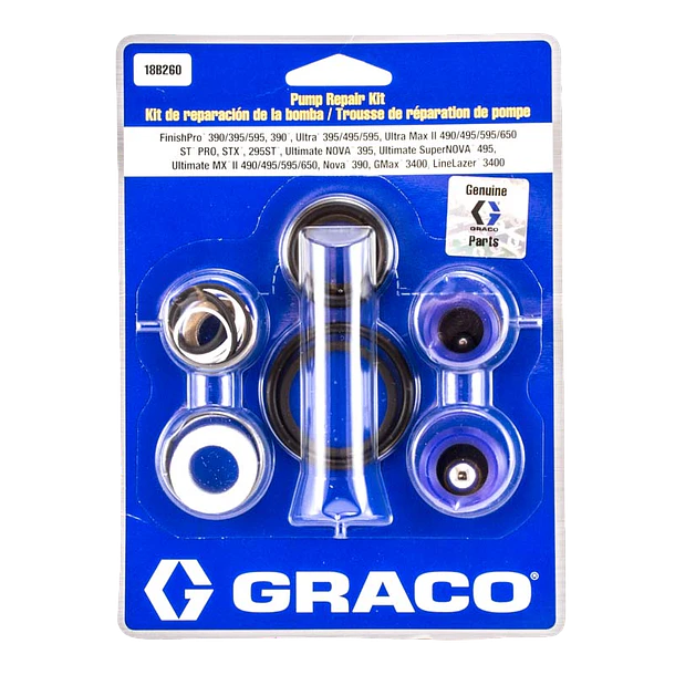 El Kit de Reparación Completo para Bomba Graco de 145cc