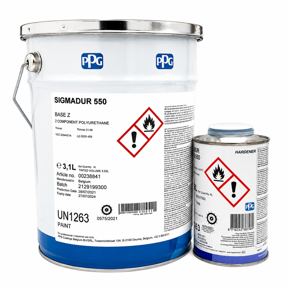 Catalizador Sigmadur 550H (Componente B) en formato de 2.6 Litros (PPG)