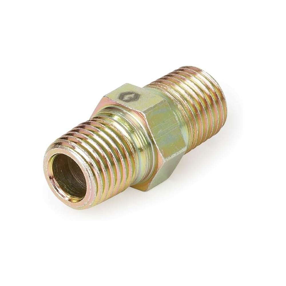 Conector Acople Unión Macho-Macho de 1/4" x 1/4" NPT